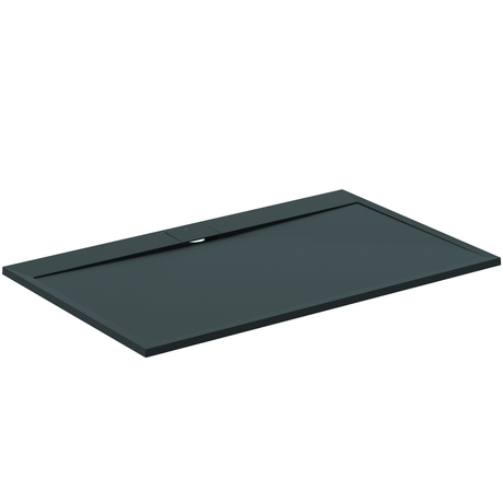 Ideal Standard i.life Ultra Flat 1600mm x 1000mm Shower Tray - Jet Black - T5232FV - TAP 'N' SHOWER