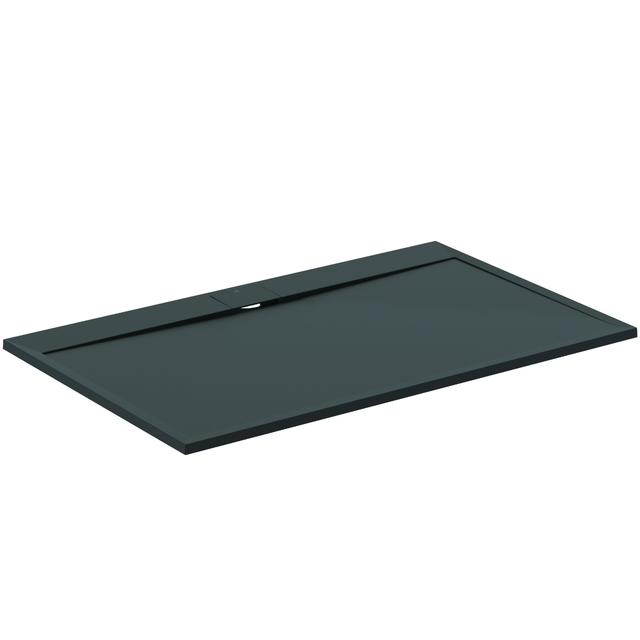 Ideal Standard i.life Ultra Flat 1600mm x 1000mm Shower Tray - Jet Black - T5232FV - TAP 'N' SHOWER