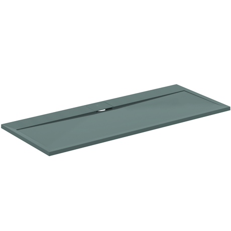 Ideal Standard i.life Ultra Flat 1700mm x 700mm Shower Tray - Concrete Grey - T5244FS - TAP 'N' SHOWER