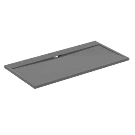 Ideal Standard i.life Ultra Flat 2000mm x 900mm Shower Tray - Concrete Grey - T5243FS - TAP 'N' SHOWER