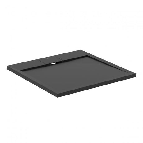 Ideal Standard i.life Ultra Flat 900mm x 900mm Shower Tray - Jet Black - T5227FV - TAP 'N' SHOWER