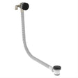 Ideal Standard Idealfill Bath Filler Overflow and Clicker Waste - Silk Black - E1488V3
