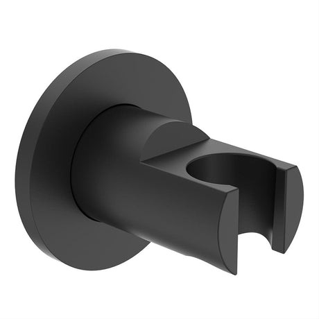 Ideal Standard Idealrain Round Shower Handset Bracket - Silk Black - BC806XG