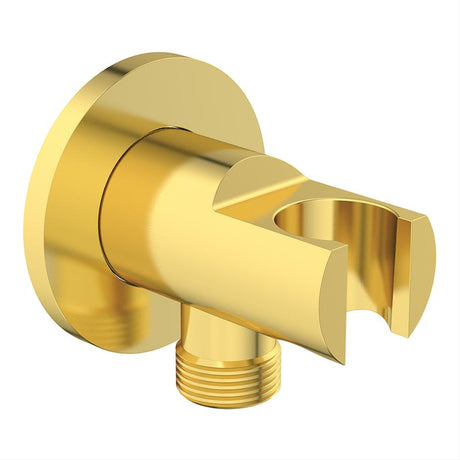 Ideal Standard Idealrain Round Shower Handset Elbow Bracket - Brushed Gold - BC807A2