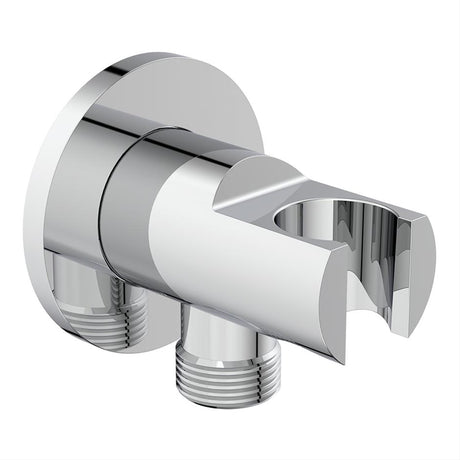 Ideal Standard Idealrain Round Shower Handset Elbow Bracket - Chrome - BC807AA
