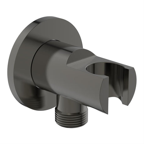 Ideal Standard Idealrain Round Shower Handset Elbow Bracket - Magnetic Grey - BC807A5