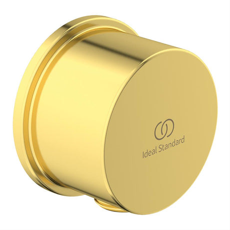 Ideal Standard Idealrain Round Wall Elbow - Brushed Gold - BC808A2