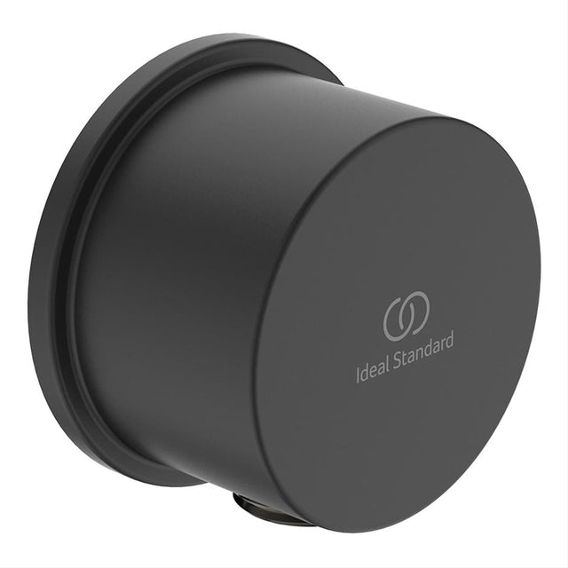 Ideal Standard Idealrain Round Wall Elbow - Silk Black - BC808XG