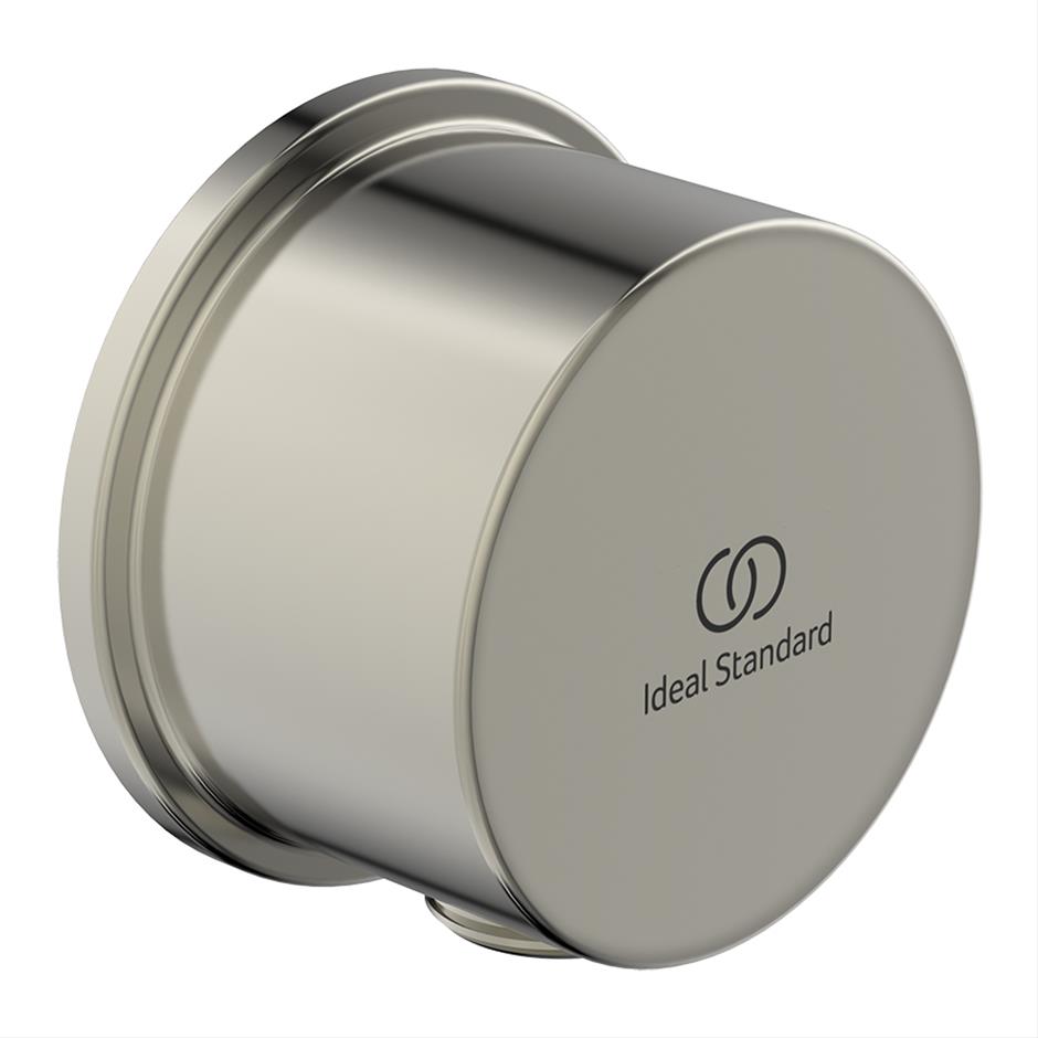 Ideal Standard Idealrain Round Wall Elbow - Silver Storm - BC808GN