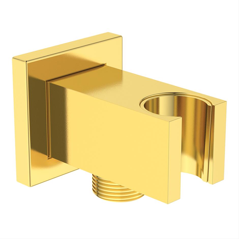 Ideal Standard Idealrain Square Shower Handset Elbow Bracket - Brushed Gold - BC771A2