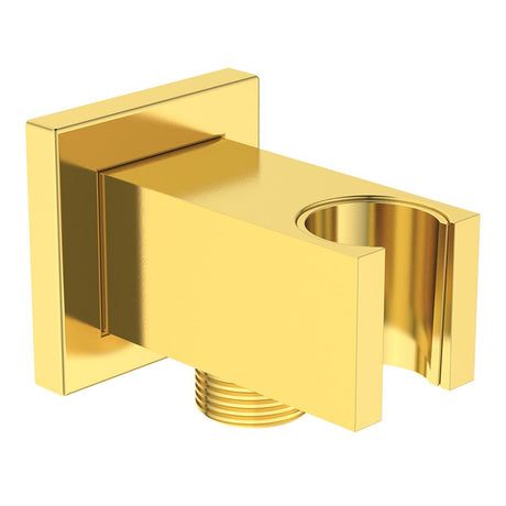 Ideal Standard Idealrain Square Shower Handset Elbow Bracket - Brushed Gold - BC771A2
