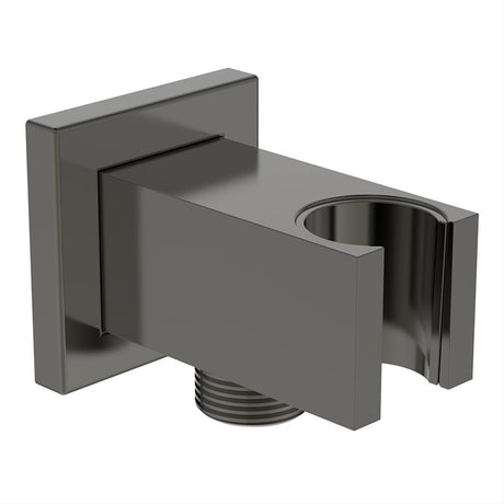 Ideal Standard Idealrain Square Shower Handset Elbow Bracket - Magnetic Grey - BC771A5