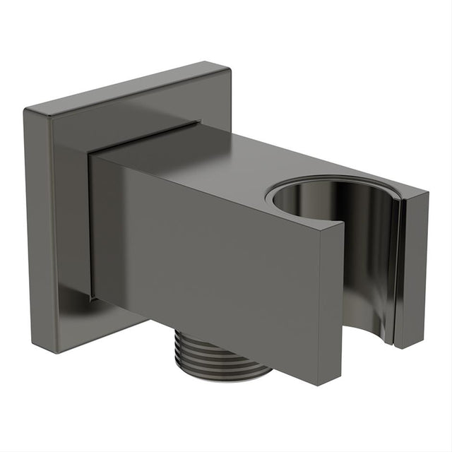 Ideal Standard Idealrain Square Shower Handset Elbow Bracket - Magnetic Grey - BC771A5