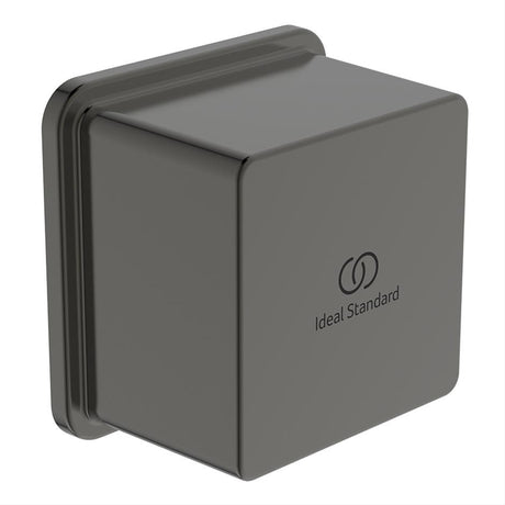 Ideal Standard Idealrain Square Wall Elbow - Magnetic Grey - BC772A5