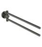 Ideal Standard IOM Double Towel Bar - Magnetic Grey - A9131A5 - TAP 'N' SHOWER