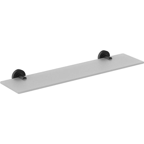 Ideal Standard IOM Glass Shelf - Silk Black - A9124XG - TAP 'N' SHOWER