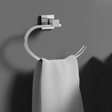 Ideal Standard IOM Square Towel Ring - Chrome - E2202AA - TAP 'N' SHOWER