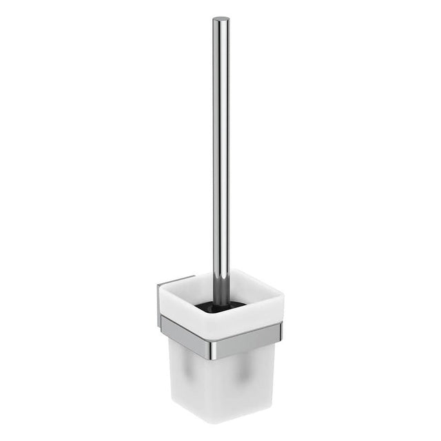 Ideal Standard IOM Square Wall Mounted Toilet Brush & Holder - Chrome - E2194AA - TAP 'N' SHOWER
