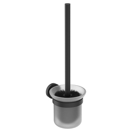 Ideal Standard IOM Toilet brush & holder - Silk Black - A9119XG - TAP 'N' SHOWER