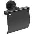 Ideal Standard IOM Toilet Roll Holder with Cover - Silk Black - A9127XG - TAP 'N' SHOWER