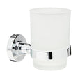 Ideal Standard IOM Tumbler And Holder Frosted Glass - Chrome - A9120AA - TAP 'N' SHOWER