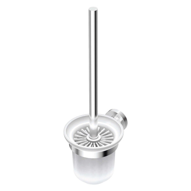 Ideal Standard IOM Wall Mounted Toilet Brush And Holder Frosted Glass - Chrome - A9119AA - TAP 'N' SHOWER