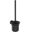 Ideal Standard IOM Wall Mounted Toilet Brush Set - Black Frosted Glass - A7927XG - TAP 'N' SHOWER