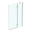 Ideal Standard IS i.life 2 Panel Bathscreen - Bright Silver - T4886EO - TAP 'N' SHOWER