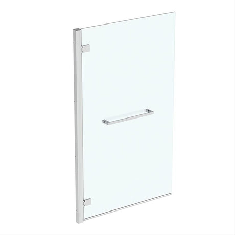 Ideal Standard IS i.life Hinged Bath Screen - Bright Silver - T4889EO