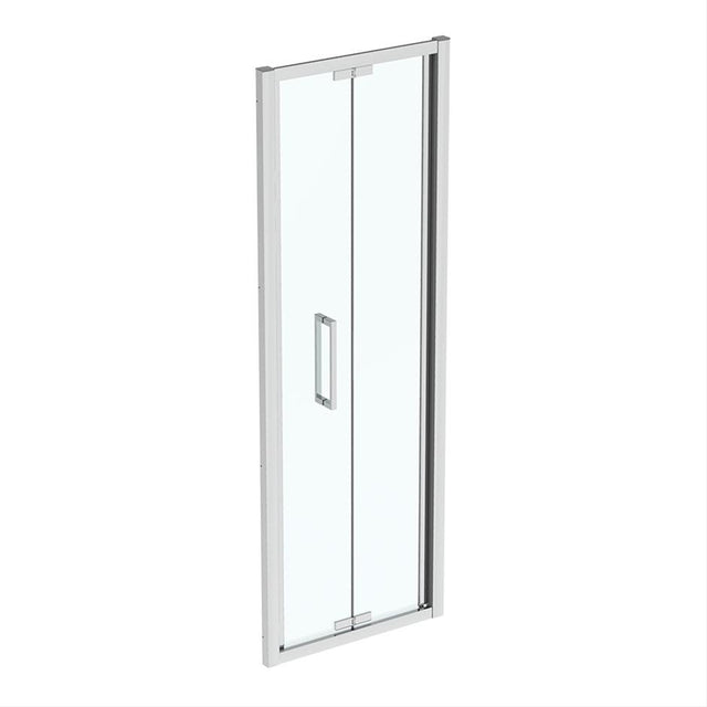 Ideal Standard Is I.life Infold Door With Idealclean Clear Glass 760mm - Bright Silver - T4926EO