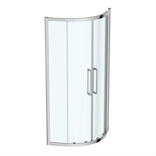 Ideal Standard IS i.life Offset Quadrant Enclosure - Bright Silver - T4961EO