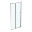 Ideal Standard IS i.life Slider Door With Idealclean Clear Glass 1000mm - Bright Silver - T4967EO