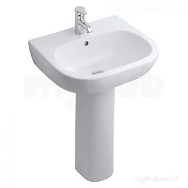 Ideal Standard Jasper Morrison Full Pedestal for 500mm-550mm Basins - White - E621101