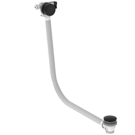Ideal Standard Luxury Clicker Bathfill Waste & Overflow - Silk Black - E1485V3 - TAP 'N' SHOWER