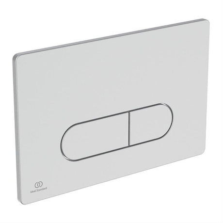 Ideal Standard Oleas M1 Mechanical Dual Flushplate - Brushed Chrome - R0115JG