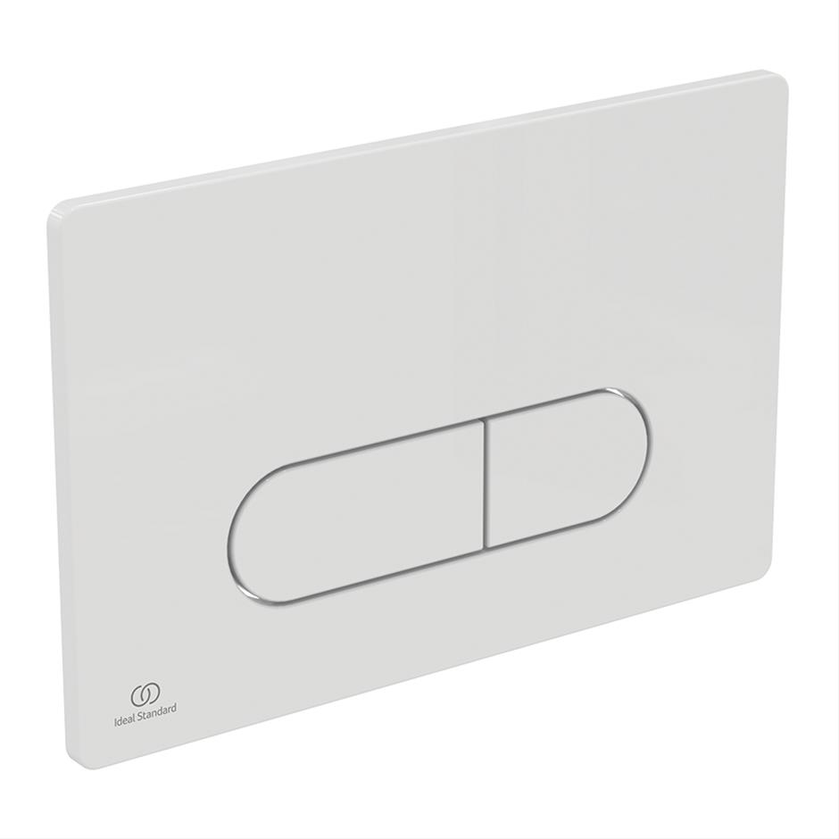 Ideal Standard Oleas M1 Mechanical Dual Flushplate - White - R0115AC