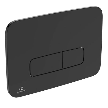 Ideal Standard Oleas M3 mechanical dual flushplate - Black - R0123A6