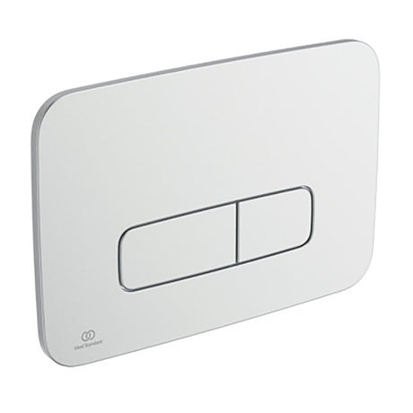 Ideal Standard Oleas M3 mechanical dual flushplate - Brushed Chrome - R0123JG