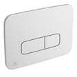 Ideal Standard Oleas M3 mechanical dual flushplate - Brushed Chrome - R0124JG