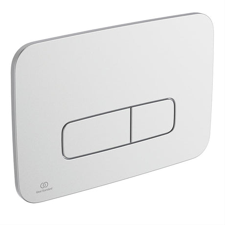 Ideal Standard Oleas M3 mechanical dual flushplate - Brushed Chrome - R0124JG