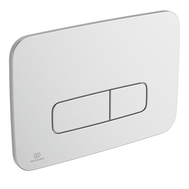 Ideal Standard Oleas M3 mechanical dual flushplate - Brushed Chrome - R0124JG
