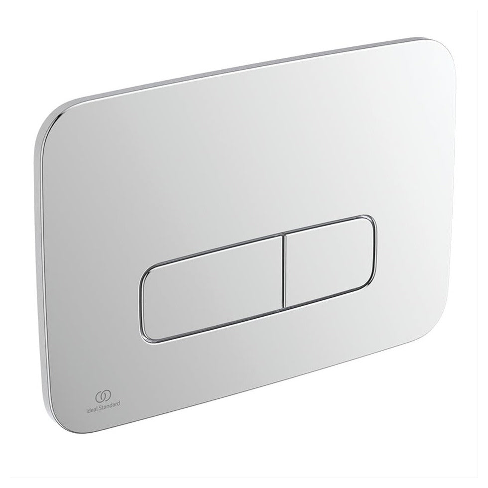Ideal Standard Oleas M3 mechanical dual flushplate - Chrome - R0123AA
