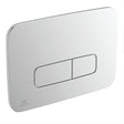 Ideal Standard Oleas M3 mechanical dual flushplate - Chrome - R0124AA