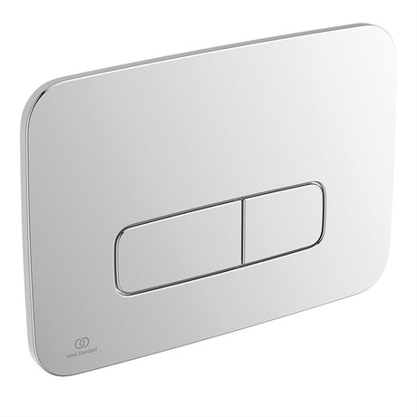 Ideal Standard Oleas M3 mechanical dual flushplate - Chrome - R0124AA