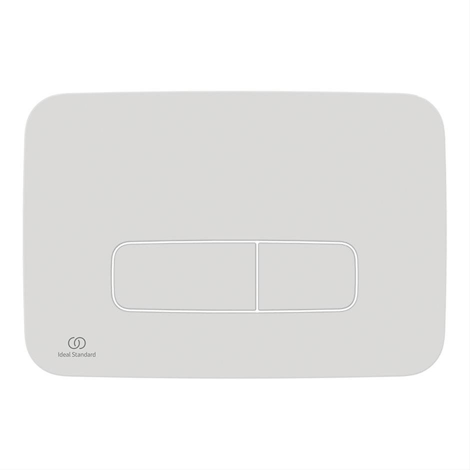 Ideal Standard Oleas M3 mechanical dual flushplate - White - R0123AC