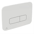 Ideal Standard Oleas M3 mechanical dual flushplate - White - R0124AC - TAP 'N' SHOWER
