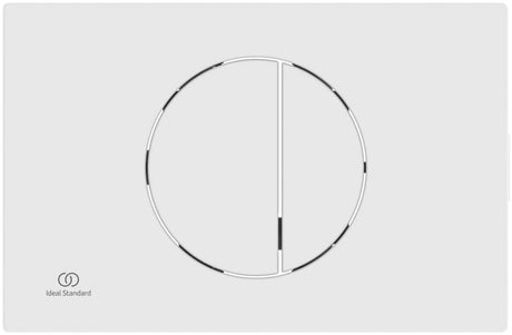 Ideal Standard Oleas M5 Round Dual Flush Flushplate - Silk White - R0503AW - TAP 'N' SHOWER
