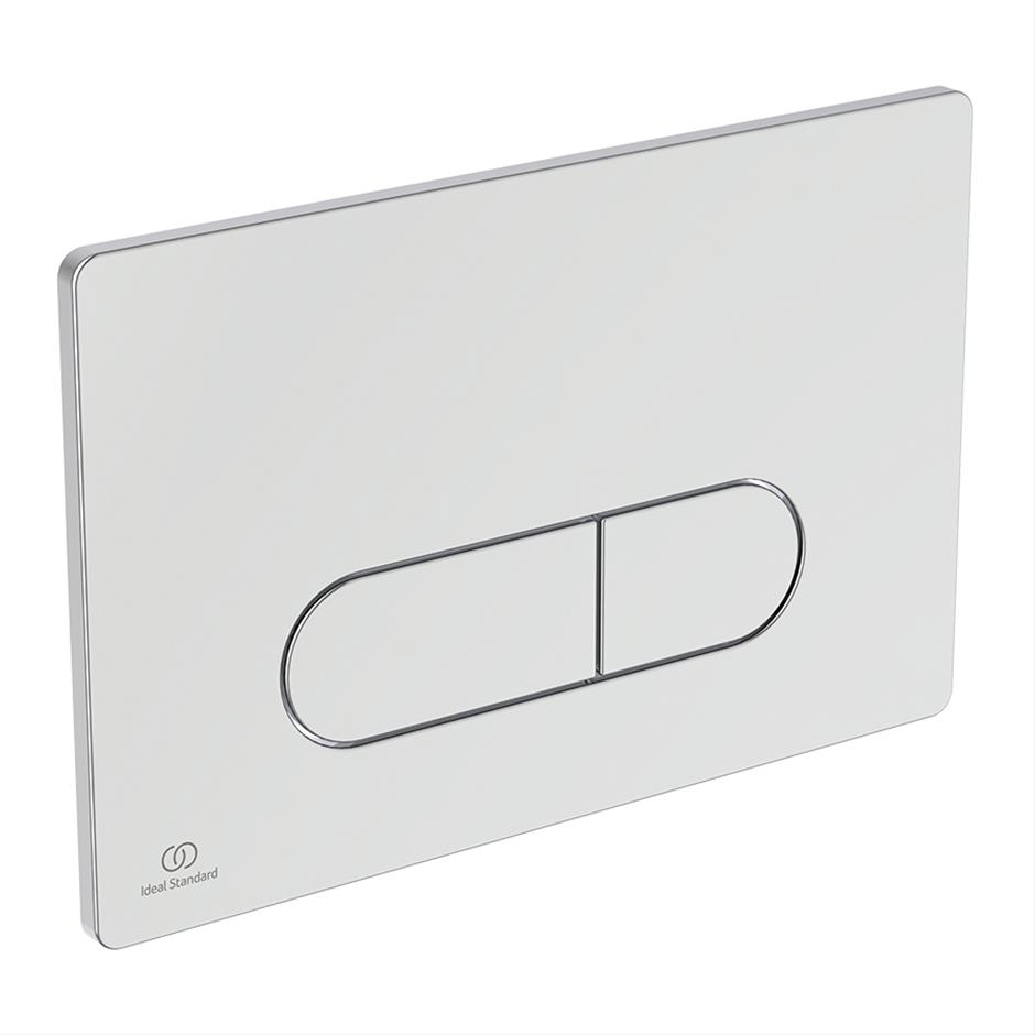 Ideal Standard Oleas P1 Pneumatic Dual Flushplate - Chrome - R0116AA