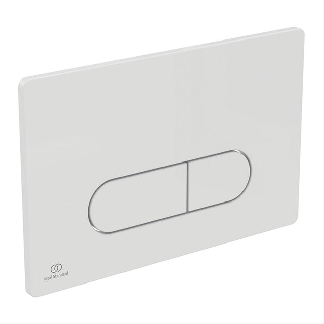 Ideal Standard Oleas P1 Pneumatic Dual Flushplate - White - R0116AC