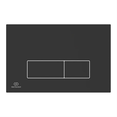 Ideal Standard Oleas P2 pneumatic dual flushplate - Black - R0119A6